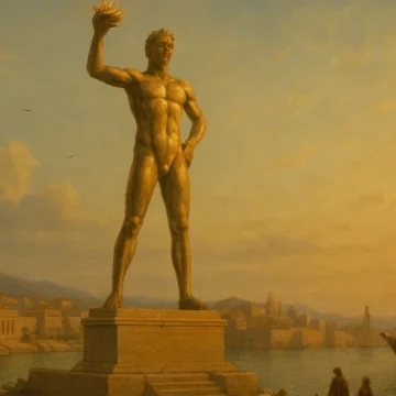 Le colosse de rhodes merveille du monde