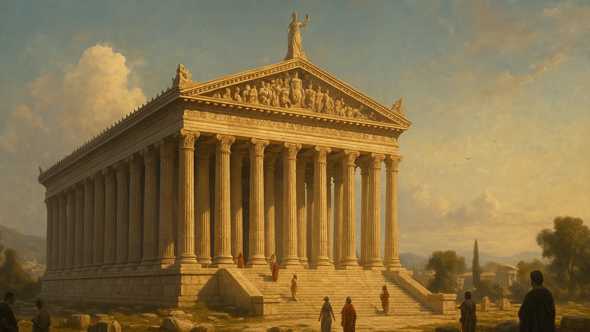Le temple dartemis a ephese merveille du monde